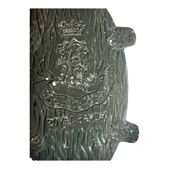 Royal Family Collection Copper/Brass Turtle Glass Dome Shell W/Butterfly 2X4 Pap - Picture 8 of 9